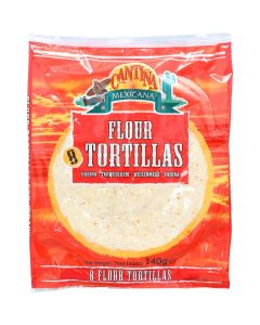 CANTINA MEXICANA FLOUR TORTILLAS 8" 340GM