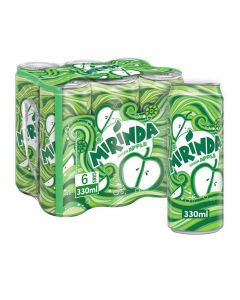 MIRINDA GREEN APPLE CARBONATED SOFT DRINK 6X330ML