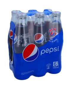 PEPSI CARBONATED SOFT DRINK 6X250ML