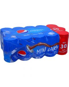 PEPSI CARBONATED SOFT DRINK 15X155ML