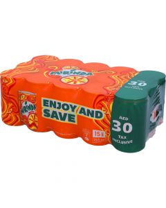 MIRINDA ORANGE CARBONATED SOFT DRINK 15X155ML