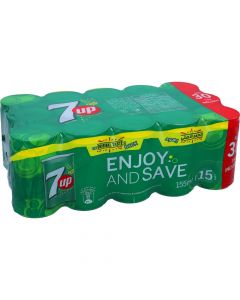 7UP CARBONATED SOFT DRINK 15X155ML