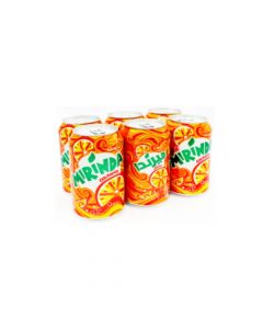 MIRINDA ORANGE CARBONATED SOFT DRINK 6X330ML