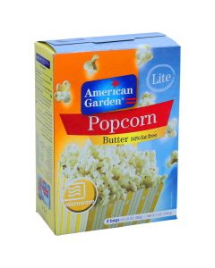 AMERICAN GARDEN BUTTER POPCORN 94%FAT FREE 2.9OZ