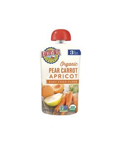 EARTHS PEAR CARROT APRICOT120G