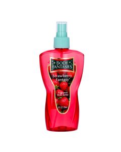 BODY FANTASIES STRAWBERRY BODY SPRAY 8 OZ