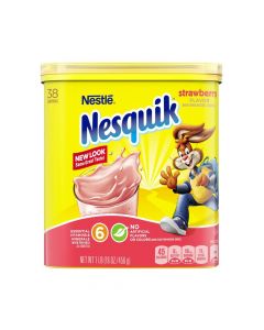 NESQUIK STRAWBERRY FLAVOR POWDER 16OZ