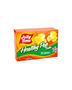 JOLLY TIME HEALTHY POP CORN BUTTER 12X3OZ