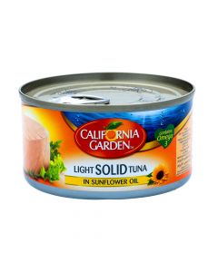 CALIFORNIA GARDEN LIGHT SOLID TUNA IN SUNFLOWER OIL 185GM