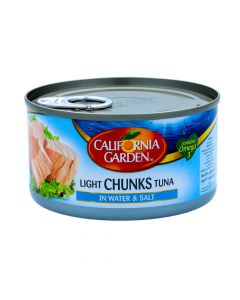 CALIFORNIA GARDEN LIGHT CHUNK TUNA IN WATER & SALT 185GM