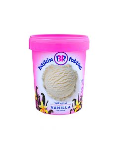 BASKIN & ROBBINS VANILLA ICE CREAM 1LTR