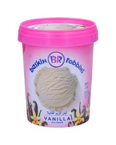 BASKIN ROBINNS VANILLA ICE CREAM 500ML