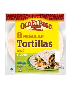 OLD ELPASO 8 SOFT FLOUR TORTILLAS 326GM