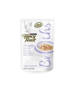 FANCY FEAST BROTHS CREAMY SALMON