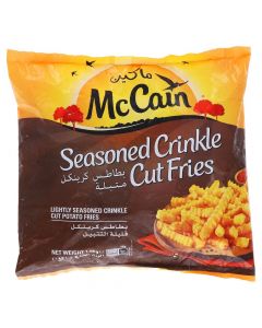 MCCAIN SEASONED CRINKLE CUT POTATO FRIES 1.5KG