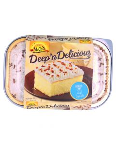 MCCAIN DEEP & DELICIOUS VANILLA CAKE 18OZ