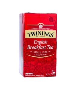 TWININGS ENGLISH BREAKFAST 25 TEA BAGS