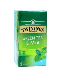 TWININGS GOLDLINE GREEN MINT TEA 25 BAGS