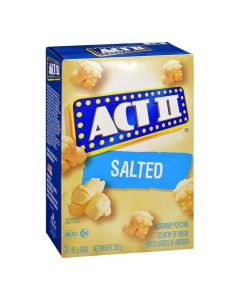 ACT II MICROWAVE POPCORN SALTED 255GM