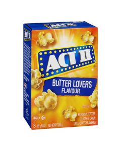 ACT II MICROWAVE POPCORN BUTTERY FLAVOUR 255GM