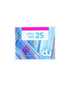 DU RECHARGE VOUCHER 25AED CARD