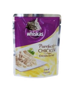 WHISKAS CAT FOOD PERFECTLY CHICKEN 85GM