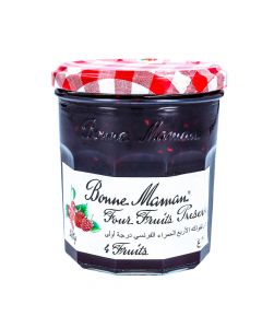 BONNEMAMAN 4 FRUITS JAM 370GM