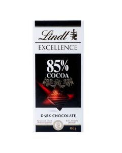 LINDT EXCELLENCE 85% DARK CHOCOLATES 100GM