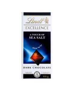 LINDT EXCELLENCE SEA SALT CHOCOLATE 100G