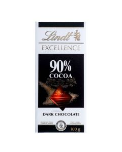 LINDT EXCELLENCE 90% COCOA CHOCOLATES 100GM