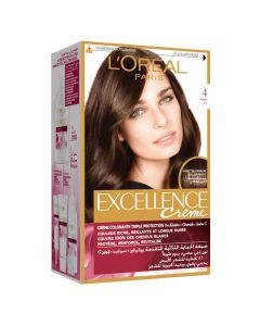 L'OREAL PARIS EXCELLENCE HAIR DYE  4 CHESTNUT BROWN 172ML