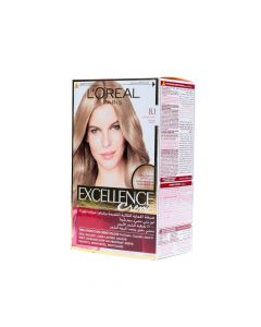 L'OREAL PARIS EXCELLENCE CREME 8.1 HAIRCOLOR ASH LIGHT BLONDE 