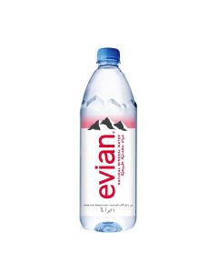 EVIAN NATURAL MINERAL WATER 1 LTR