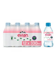 EVIAN MINERAL WATER 12X330ML