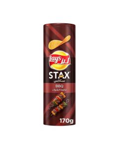 LAYS STAX BBQ CHIPS 170GM