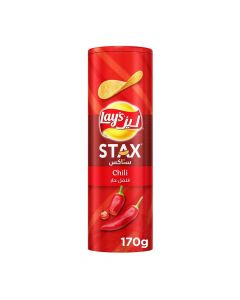 LAYS STAX CHILI CHIPS 170GM