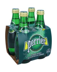 PERRIER SPARKLING WATER 4X330ML