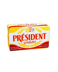 PRESIDENT UNSALTED BUTTER 400GM