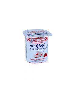 ELLE&VIRE GREEK YOGHURT RASPBERRY 125GM