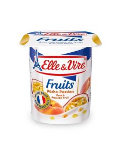 ELLE&VIRE PEACH PASSIONFR YOGHURT 4X125G