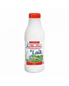 ELLE&VIRE UHT MILK BOTTLE FULL FAT 1 LT