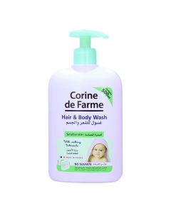 CORINE DE FARME BABY HAIR AND BODY WASH SULFATE FREE 500ML