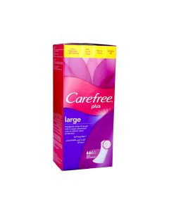 CAREFREE DAILY PANTY LINERS PLUS LARGE  LIGHT 20 PSC