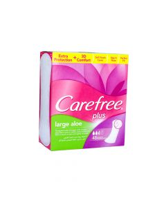 CAREFREE PANTY LINERS LARGE ALOE  48 PSC