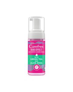 CAREFREE DAILY INTIMATE CLEANSING MOUSSE DUO EFFECT WITH GREEN TEA AND ALOE VERA 150ML