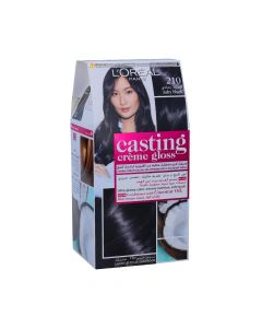 L'OREAL PARIS CASTING CREME GLOSS 210 HAIRCOLOR  ASHY BLACK