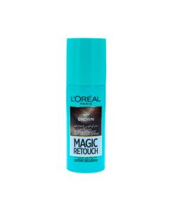 L'OREAL PARIS MAGIC RETOUCH TEMPORARY SPRAY FOR HAIR ROOTS  BROWN 75ML