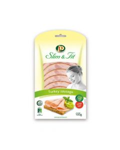 PERUTNINA TURKEY SAUSAGE SLICE 100GM