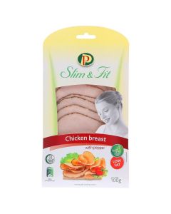 PERUTNINA CHICKEN BREAST WITH PEPPER 100GM