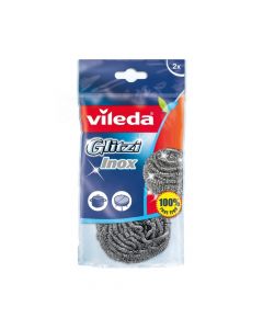 VILEDA GLITZI INOX SPIRAL SCOURER 2PSC